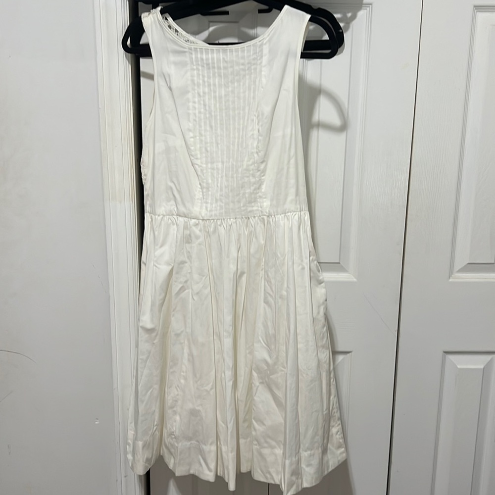 Joe Fresh Cream Pleated Summer Dress